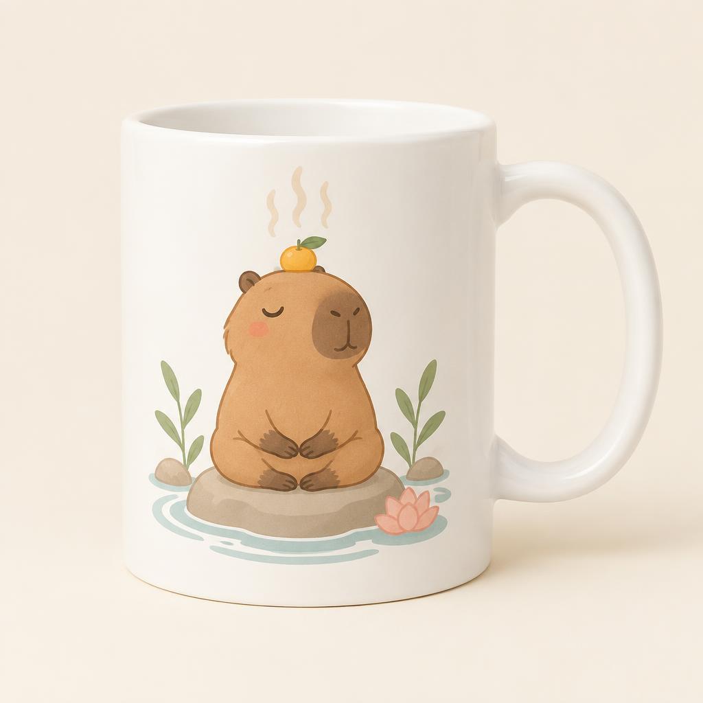 Taza Capibara Zen